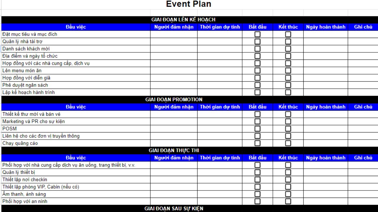 You are currently viewing Checklist tổ chức sự kiện tại PHÚ YÊN: 20 điều không thể bỏ qua